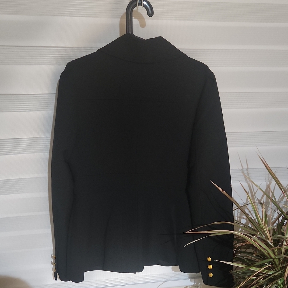 A.L.C. Black Blazer with Gold Accents - Picture 3 of 7